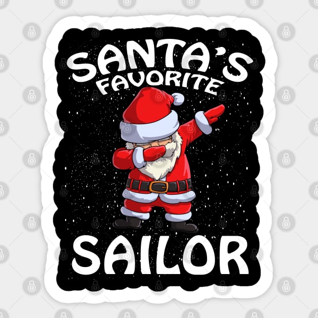 Santas Favorite Sailor Christmas Sticker by intelus